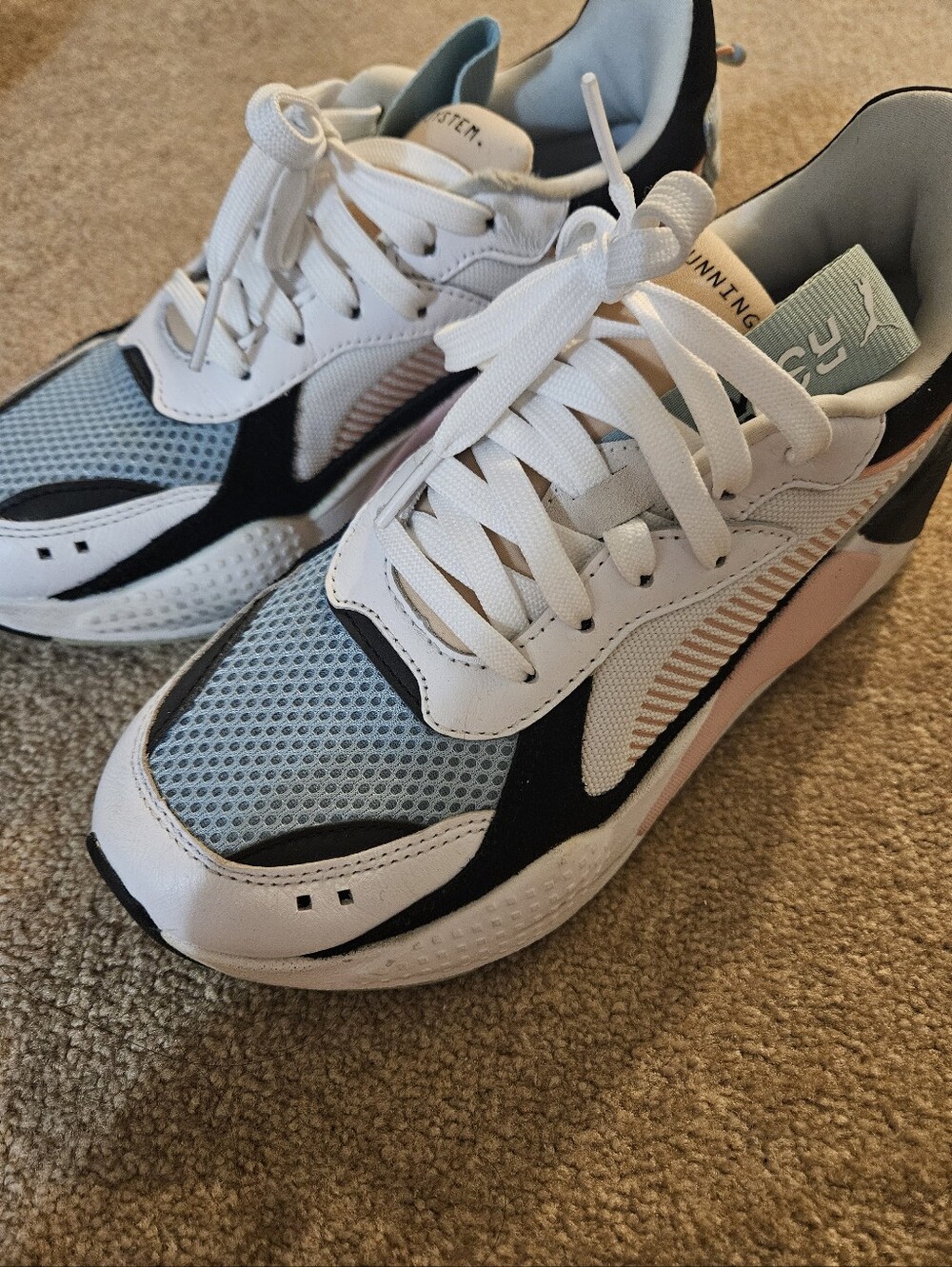 Puma Rsx Reinvention White Peach Bud Sneakers